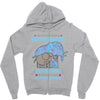alzheimer Zipper Hoodie