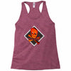 3d skull squad Racerback Tank