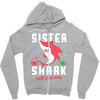 sister shark doo doo doo family matching Zipper Hoodie