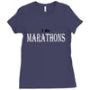 i do marathons Ladies Fitted T-Shirt