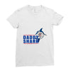 Daddy Shark Ladies Fitted T-Shirt