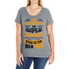 My Daughter Super Awesome Dad Ladies Curvy T-Shirt