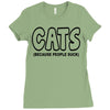 cat lovers Ladies Fitted T-Shirt