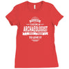 skilled enough to become an archaeologist Ladies Fitted T-Shirt