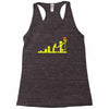 evolution lego basketball sports funny Racerback Tank