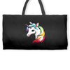 rainbow unicorn Weekender Totes