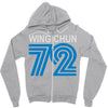wing chun 72 retro Zipper Hoodie