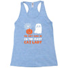 i'm the crazy cat lady Racerback Tank