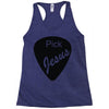 pick jesus bible Racerback Tank