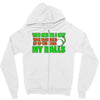 funny golf the older i get, ideal gift, birthday present Zipper Hoodie
