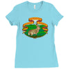 save the jackalopes! Ladies Fitted T-Shirt