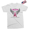 my hero is now my angel breast cancer awareness Exclusive T-shirt