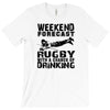 weekend rugby forecast beer pub drink T-Shirt