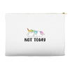 Unicorn Says Not Today Accessory Pouches