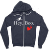 hey boo Zipper Hoodie