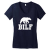 bilf, bear i'd like to Women's V-Neck T-Shirt