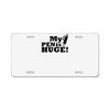 huge pen License Plate