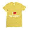 I Love Acupuncture Ladies Fitted T-Shirt