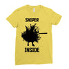 fortnite sniper inside Ladies Fitted T-Shirt