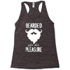 bearded for her pleasure Racerback Tank