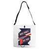 make games not war Adjustable Strap Totes