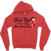 i'm that crazy girl who loves betty boop a lot Zipper Hoodie