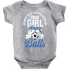 Some Girls Love Diamonds This Girl Loves Balls Baby Bodysuit