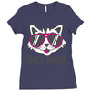 CHECK MEOWT CAT Ladies Fitted T-Shirt