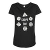 christmas gift carpe dm Maternity Scoop Neck T-shirt