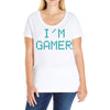 I'm Gamer Ladies Curvy T-Shirt