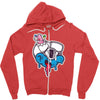 krim lim Zipper Hoodie