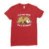 dreamer bear Ladies Fitted T-Shirt