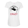 crazy (2) Maternity Scoop Neck T-shirt