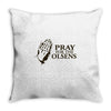 pray for the olsens Throw Pillow