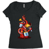 angle gravity Women's Triblend Scoop T-shirt