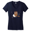 nocturnowl Women's V-Neck T-Shirt