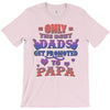 only the best dads get promoted to papa T-Shirt