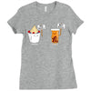my gut my choice Ladies Fitted T-Shirt