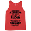 Super Cool Stepdad Of A Freaking Awesome Granddaughter Tank Top