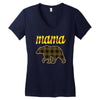 mama bear Women's V-Neck T-Shirt