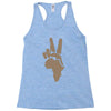 peace to africa Racerback Tank