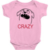 crazy (2) Baby Bodysuit