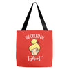 The Orijinal Topknot Tinkerbell Tote Bags
