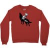 Wolf And Human Crewneck Sweatshirt
