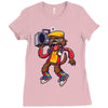 rockin out with gary wolfman Ladies Fitted T-Shirt