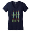 hi there Women's V-Neck T-Shirt