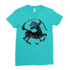 sagittarius zodiac galaxy Ladies Fitted T-Shirt