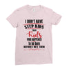 step kids Ladies Fitted T-Shirt