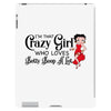 i'm that crazy girl who loves betty boop a lot iPad 3 and 4 Case