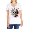 jason voorhees mask Ladies Curvy T-Shirt